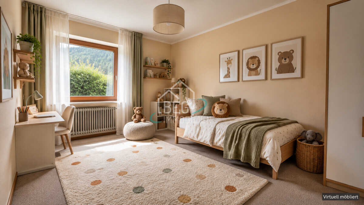 Zimmer II KG virtuell möbliert