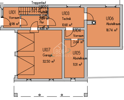 Grundriss Untergeschoss