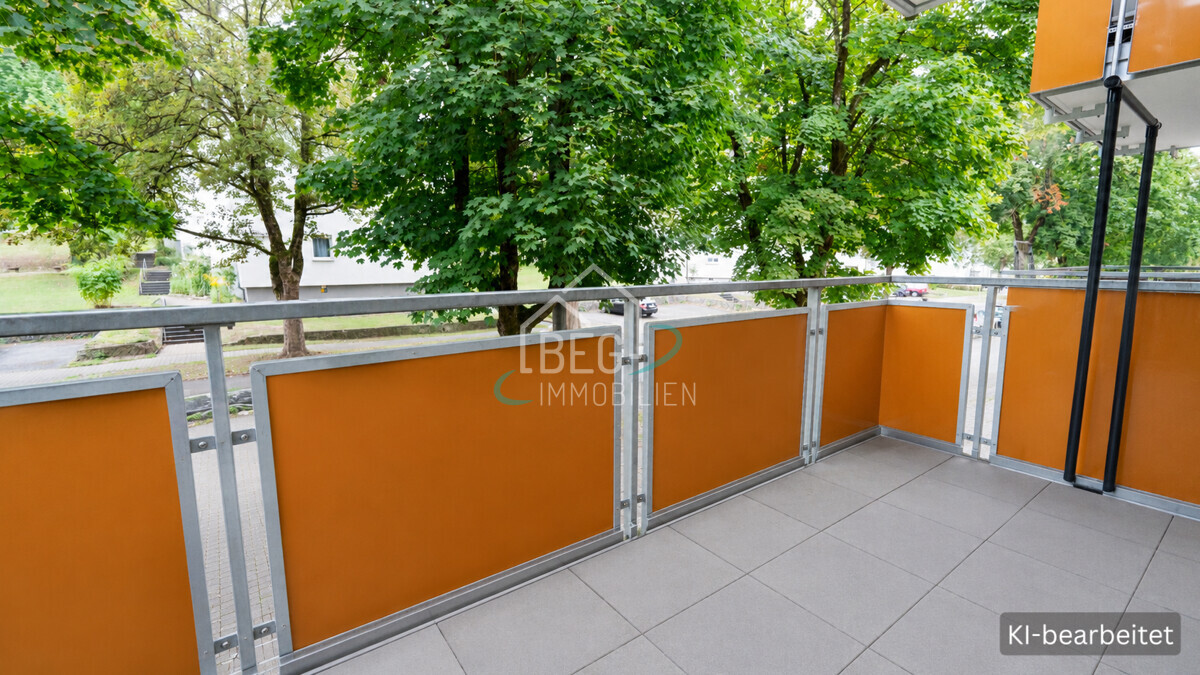 virtuell bearbeiteter Balkon