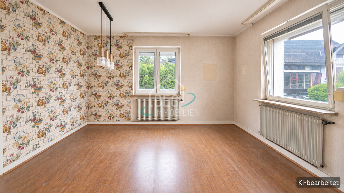 virtuell bearbeitetes Zimmer