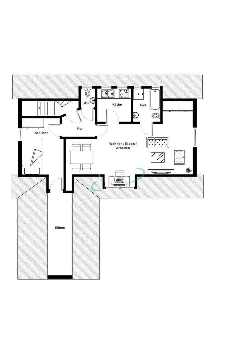 Grundriss Dachgeschoss