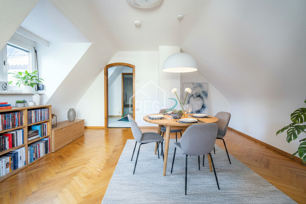 virtuell möbliertes Wohnzimmer