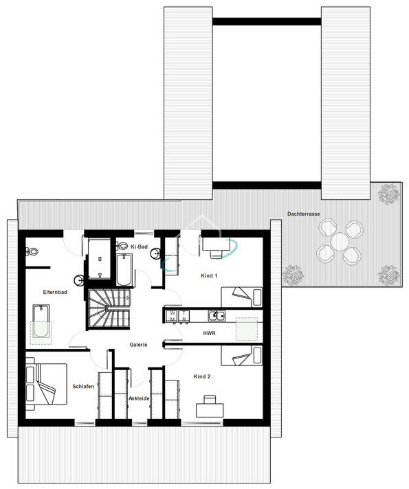 Grundriss Dachgeschoss