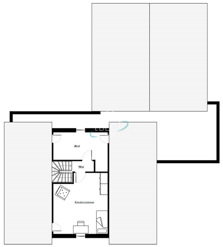 Grundriss Dachboden