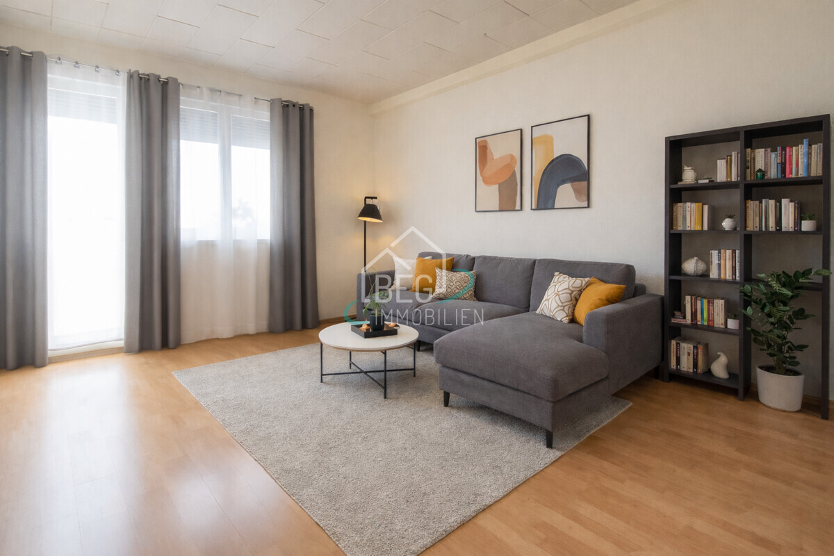 Wohnzimmer Wohnung 8_3 mit KI