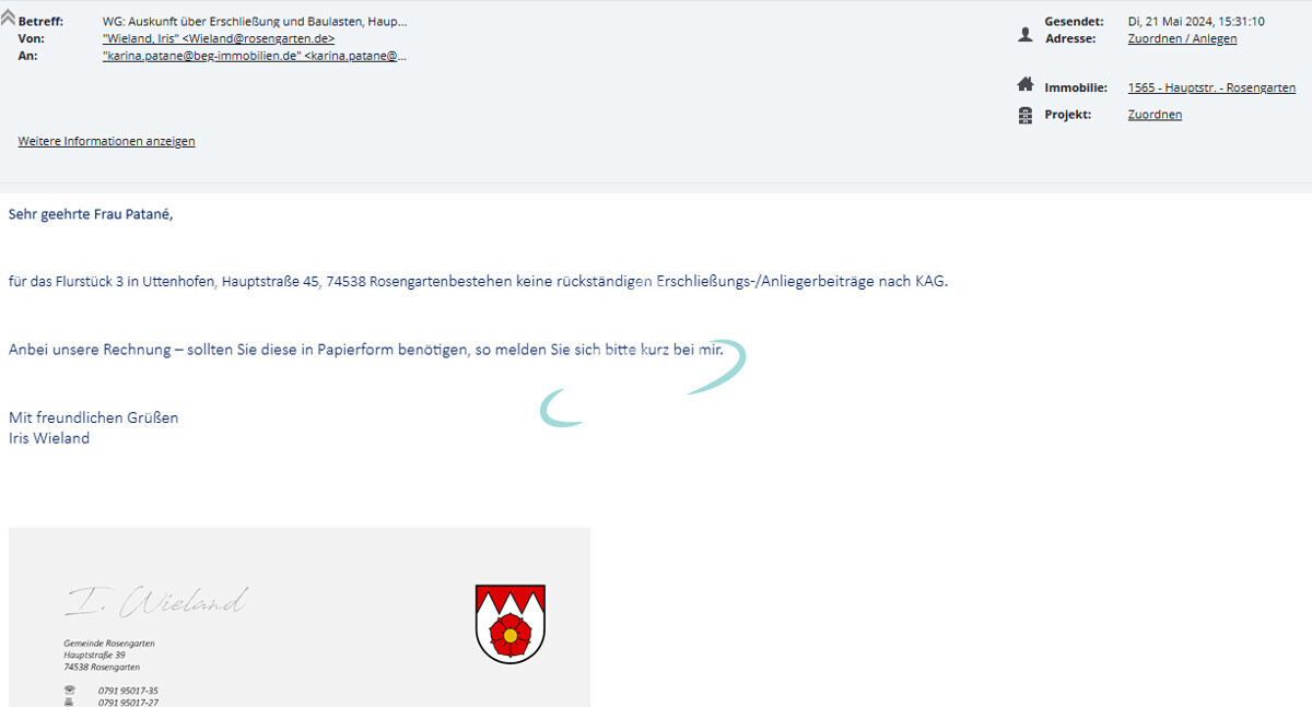 Rosengarten_Hauptst. 45_Erschließungsbeiträge