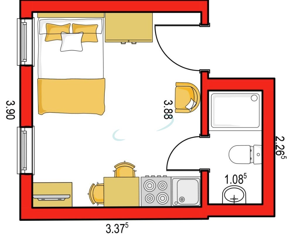 Grundriss City Appartment