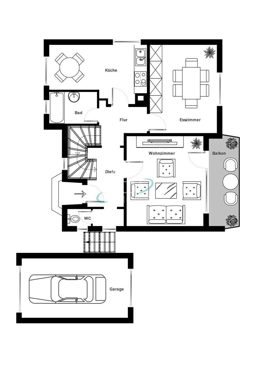 Grundriss EG