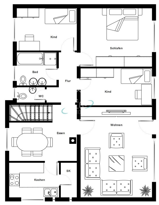 Grundriss EG