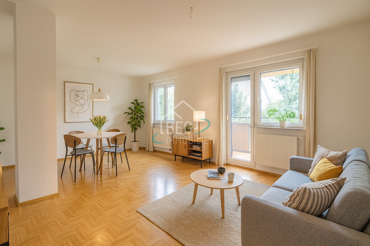 Wohnzimmer KI generiert