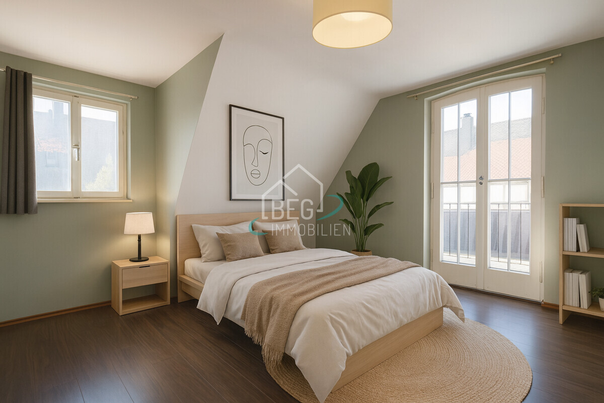virtuelle Möblierung Schlafzimmer