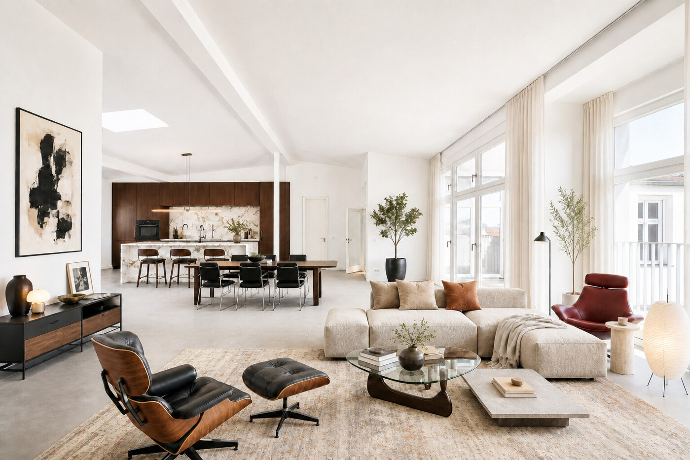 Loft Penthouse Wohnzimmer
