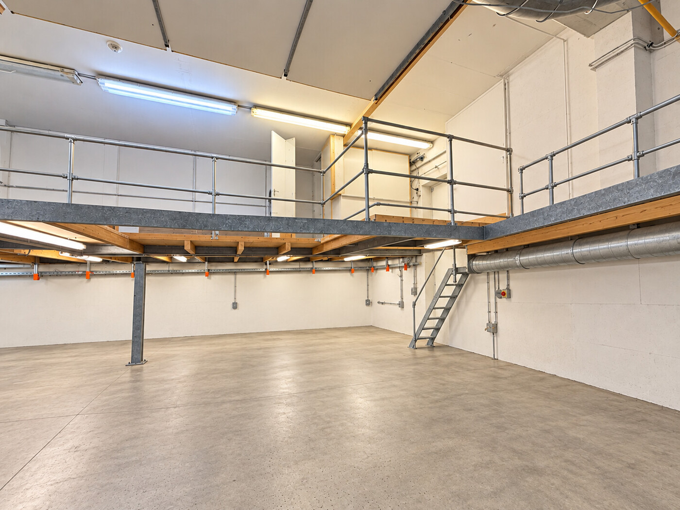 Visualisierung der Lagerhalle ohne Möblierung I