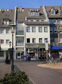 Blick in einen Teil der Fußgängerzone