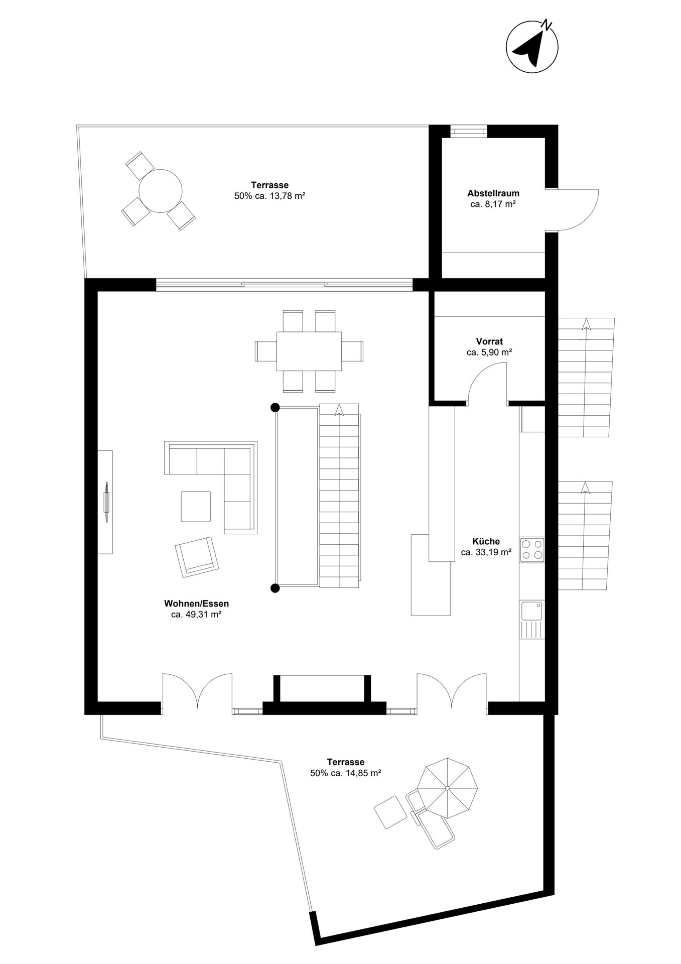 Grundriss Obergeschoss