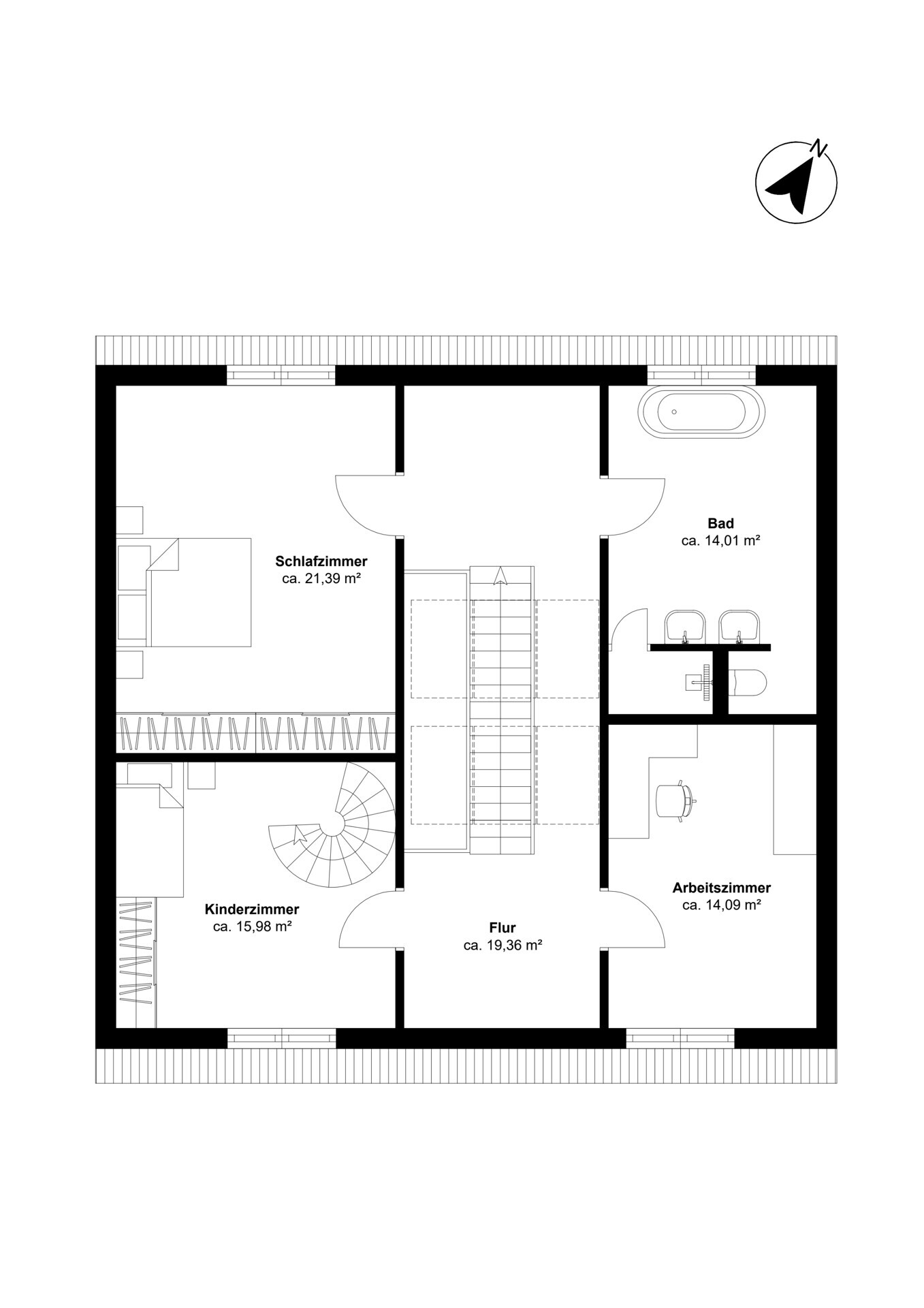 Grundriss Dachgeschoss