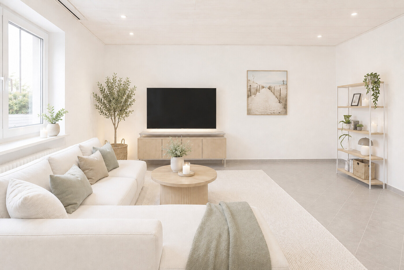 Wohnzimmer  (KI Darstellung)