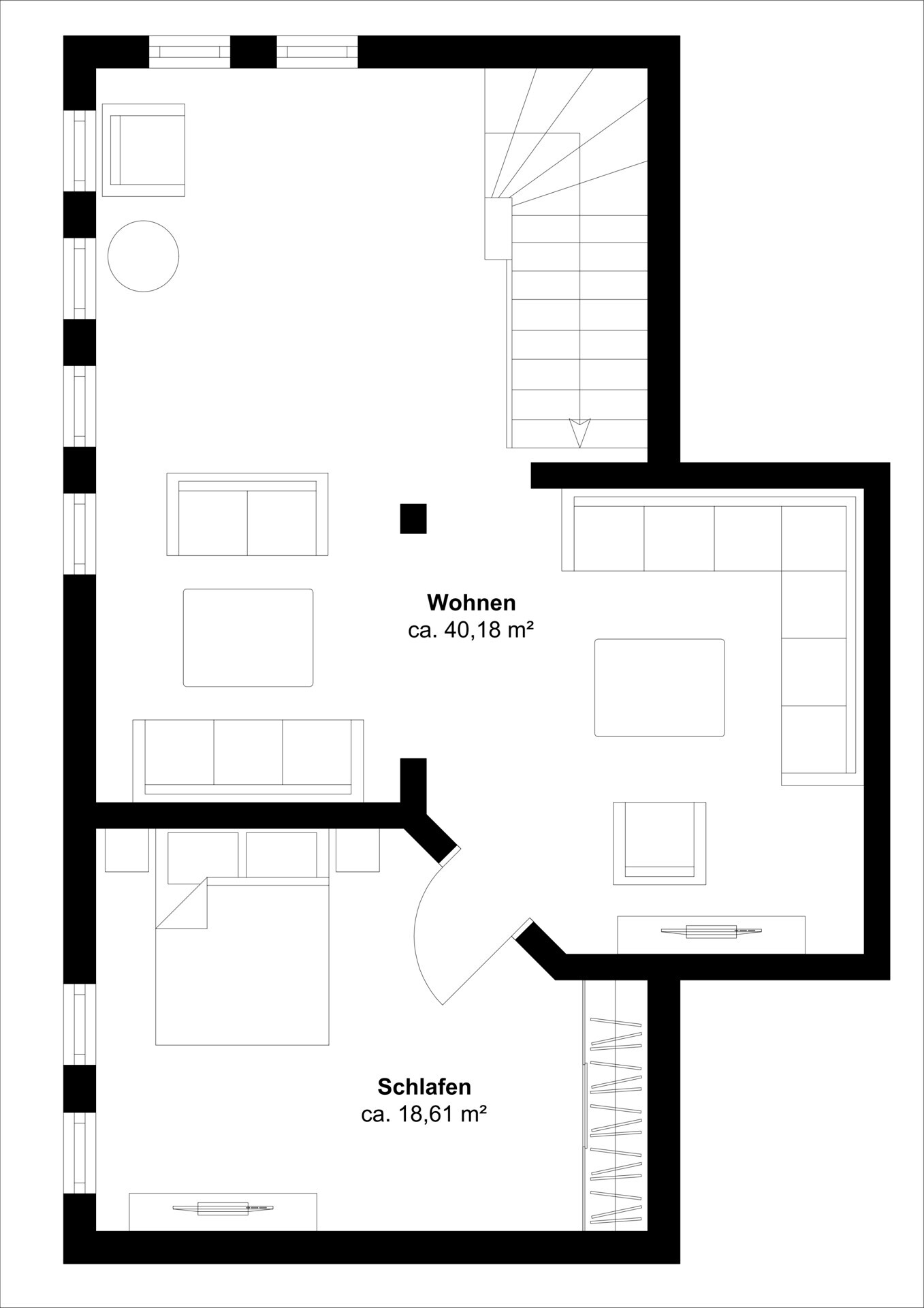 WHG 2 MFH Maisonette Südterrain