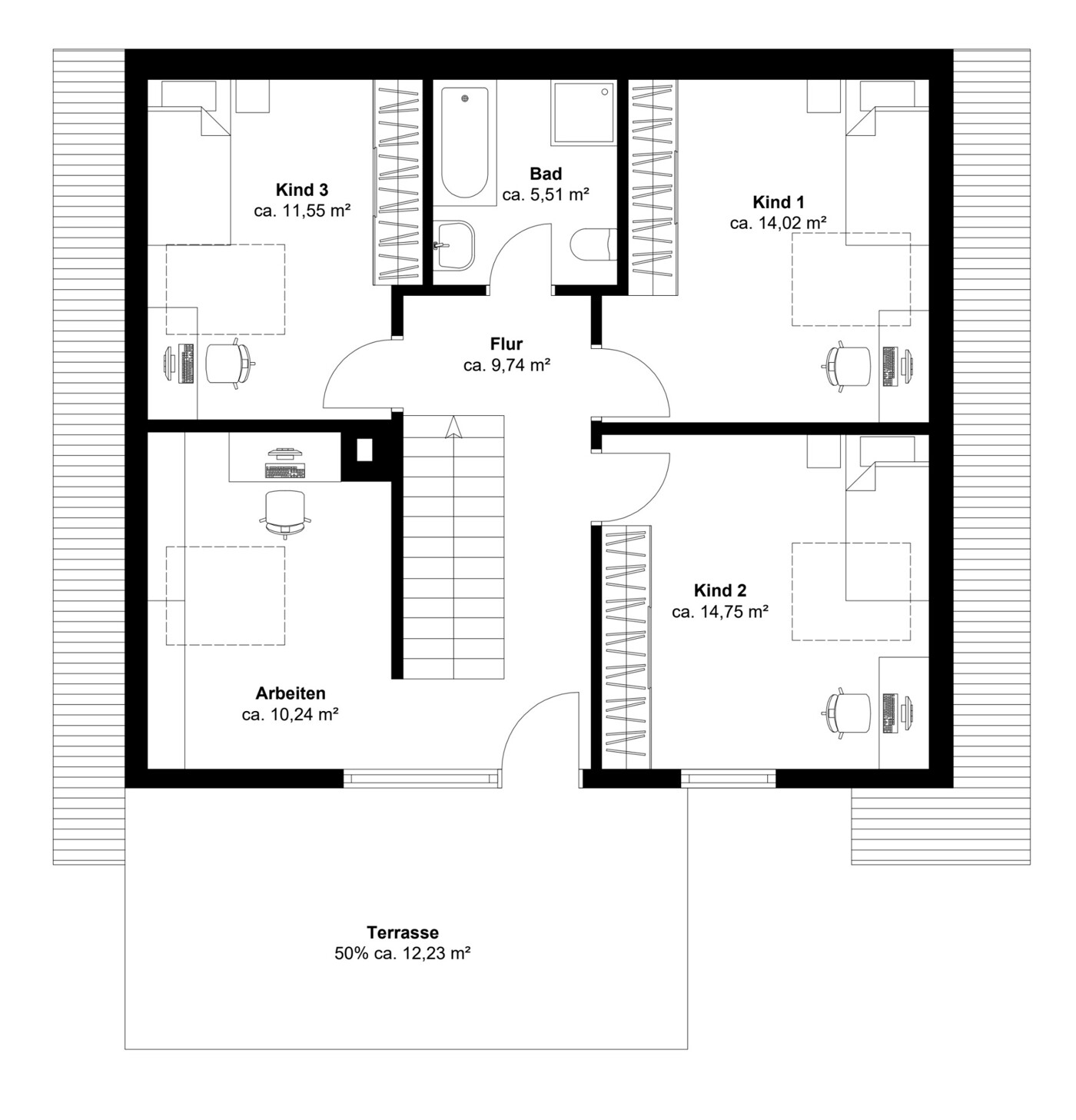 WHG 5 MFH Maisonette 2. Obergeschoss