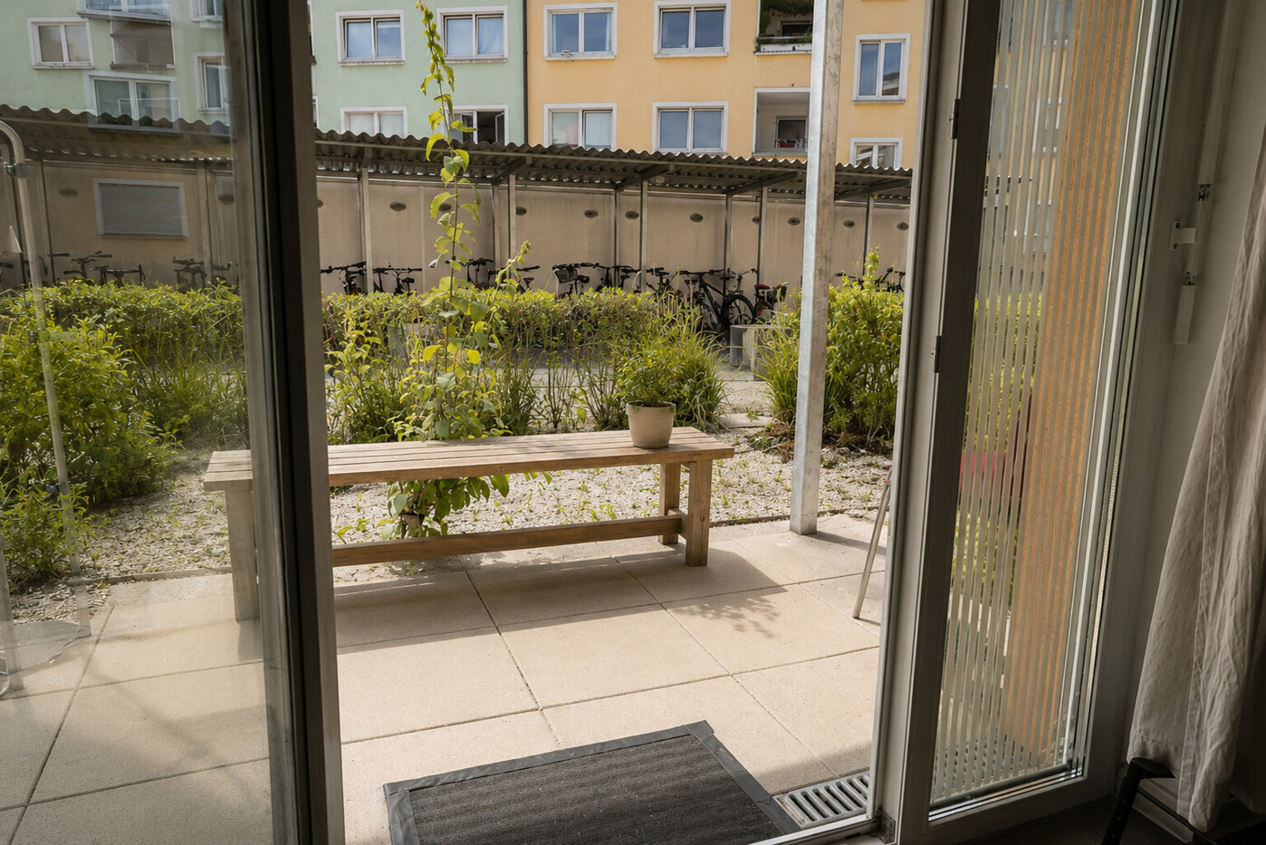 Blick aus dem Appartement