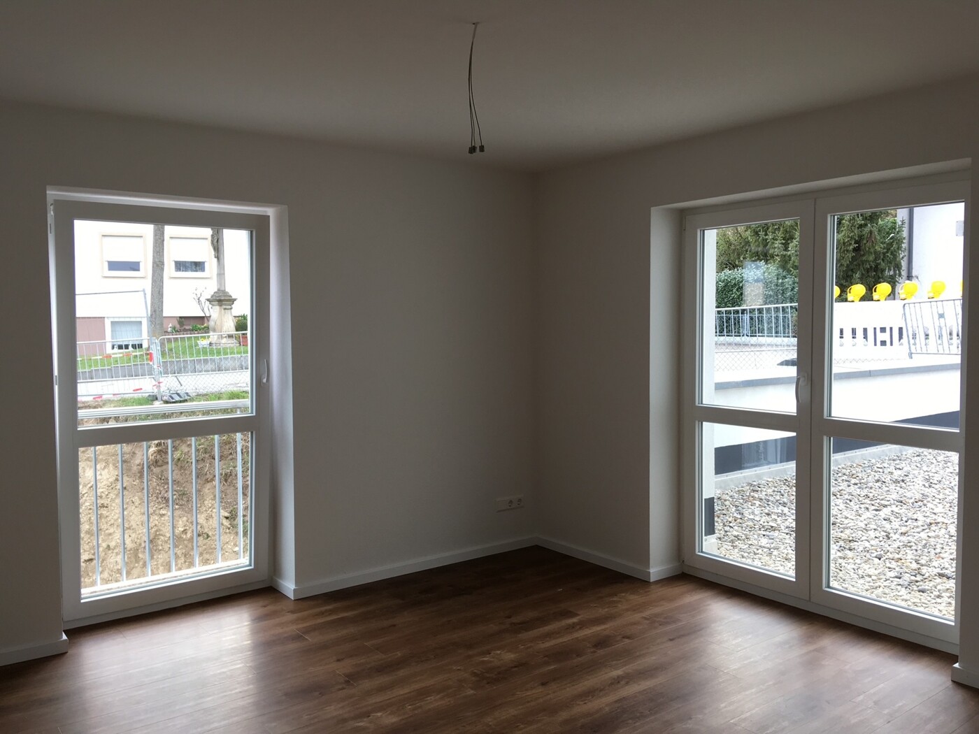 Blick ins Schlafzimmer