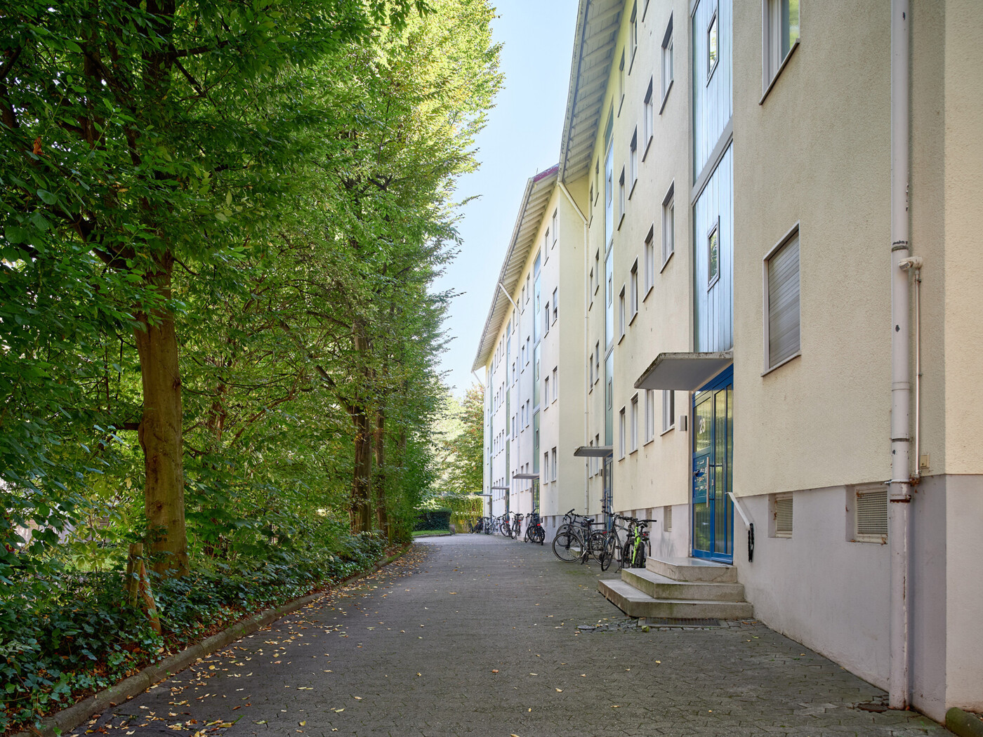 Hauszugang von Westen