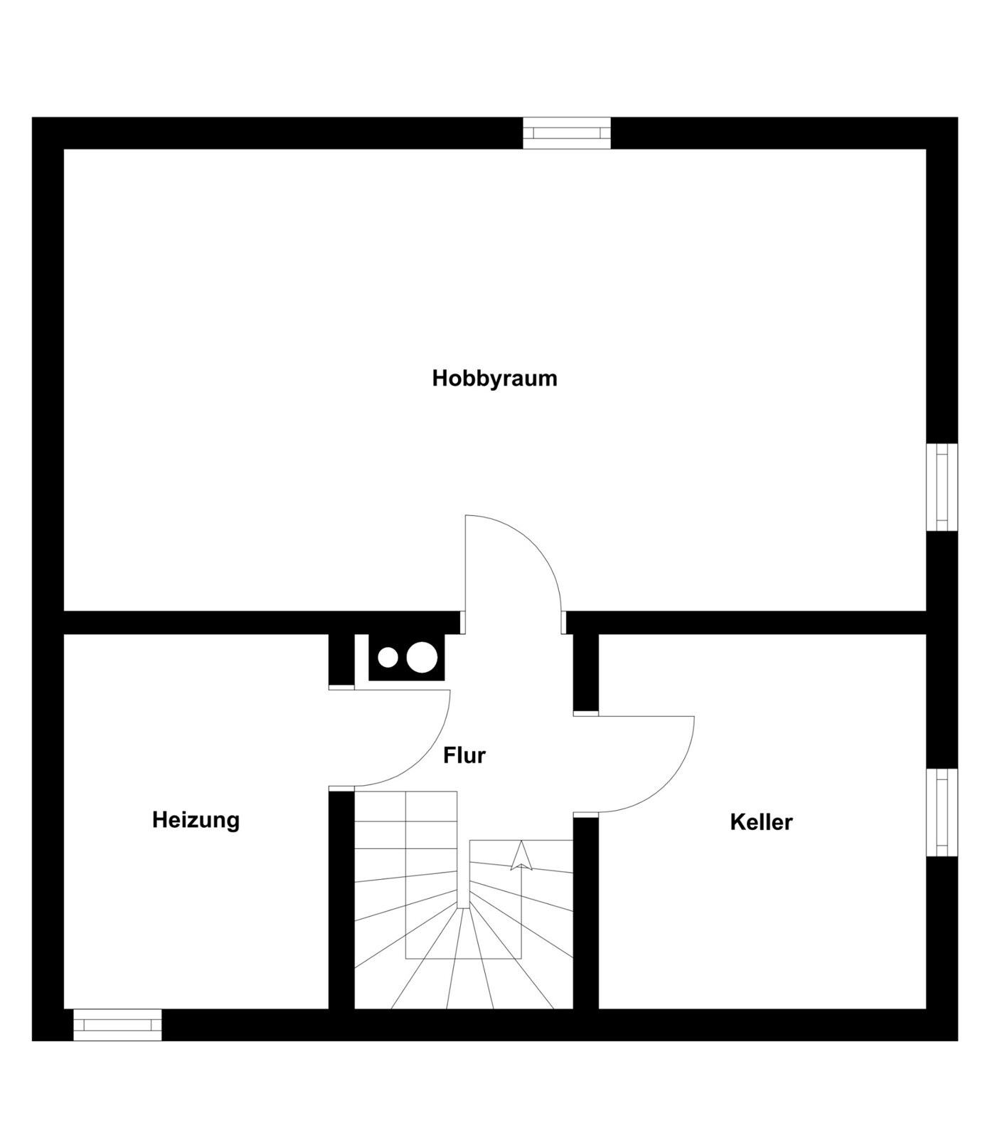 Kellergeschoss Grundriss