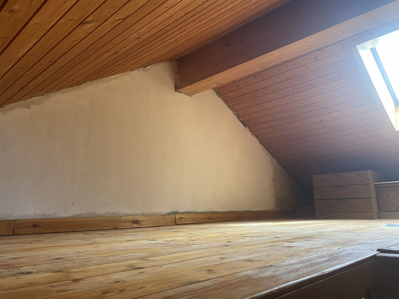 Dachboden über dem Arbeitszimmer