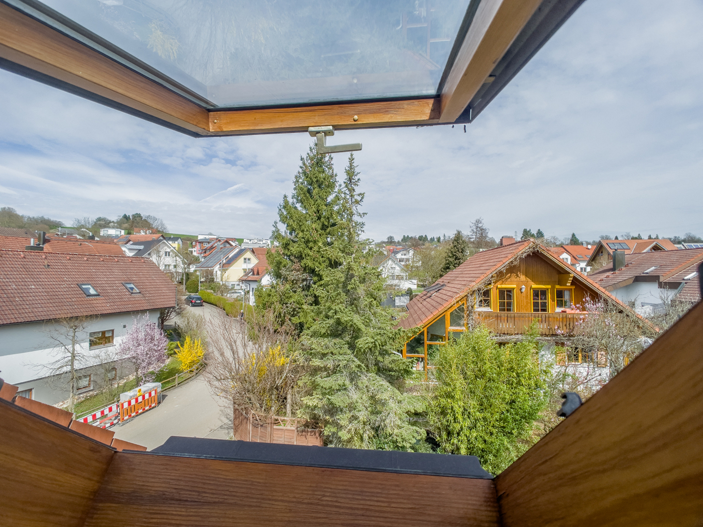 Blick vom Wintergarten