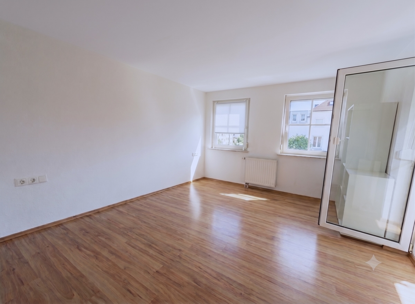Schlafzimmer geräumt