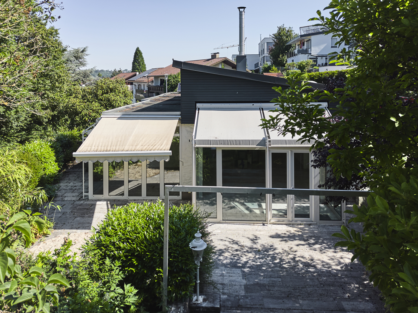 Wintergarten und Terrassenansicht