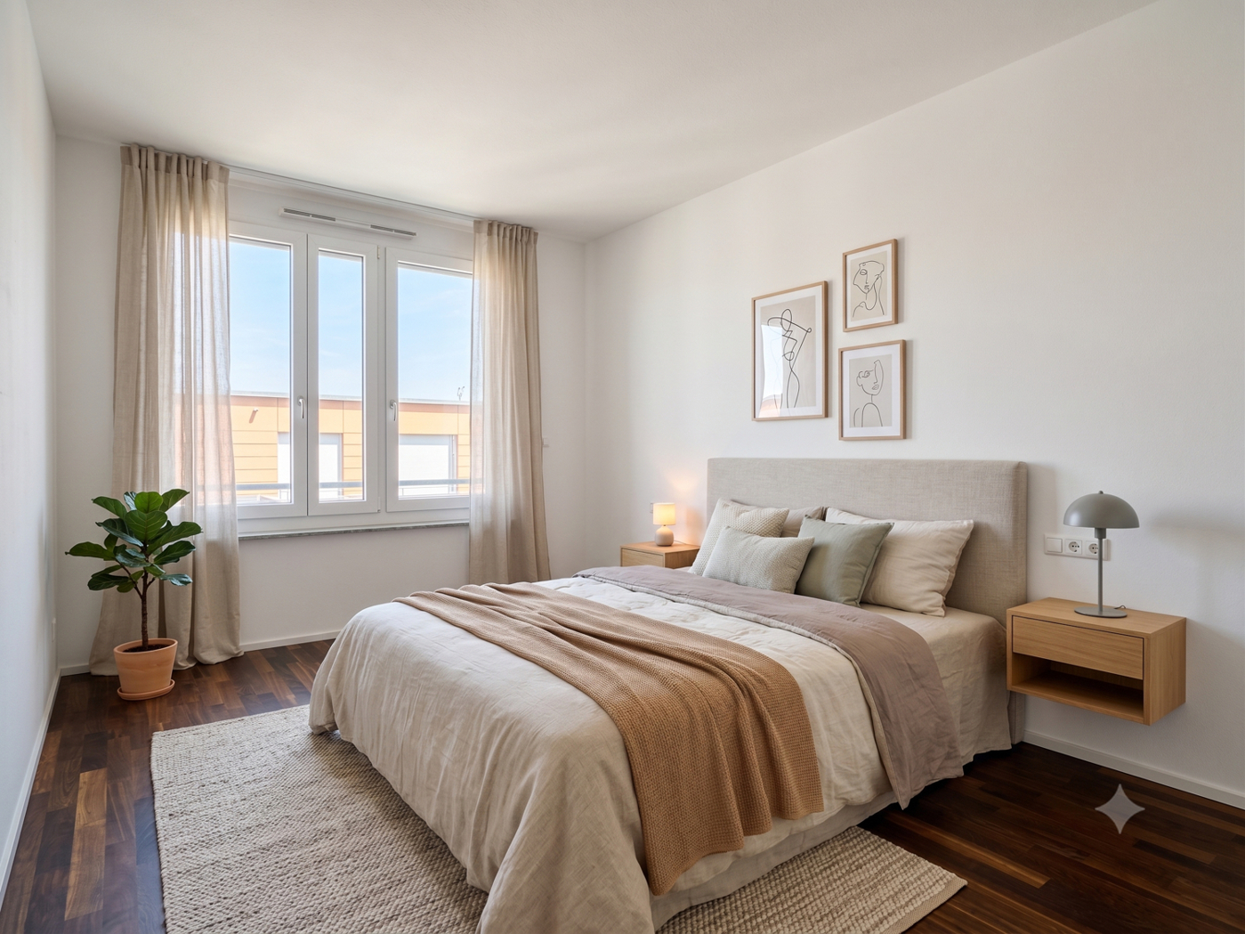 Gestaltungsbeispiel Schlafzimmer