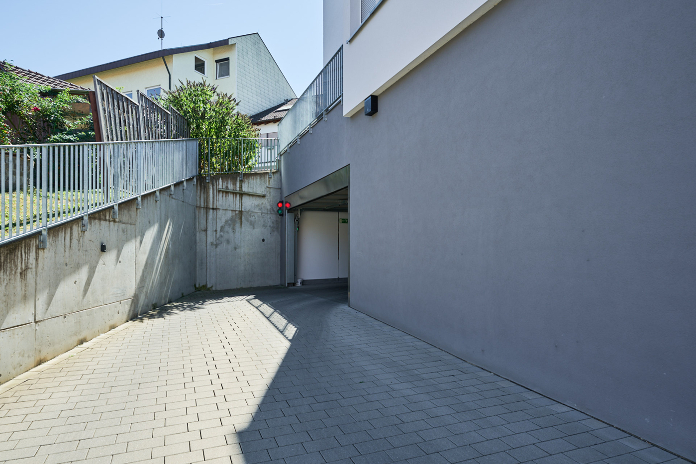 Tiefgaragenzufahrt