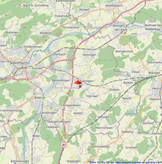 Lage in der Region