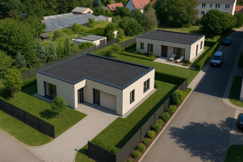 Planung 2 Bungalows
