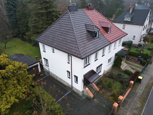 Hausansicht von oben