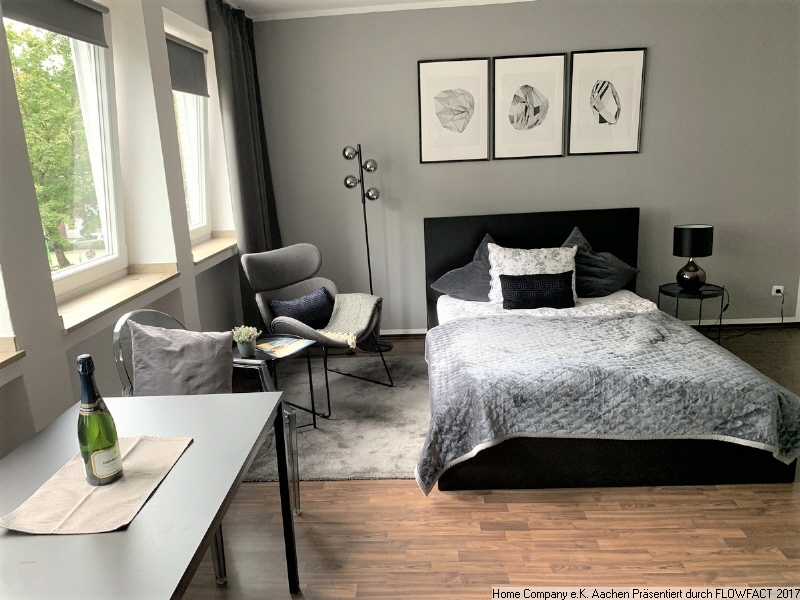 Aachen-zentrale, ruhige Lage: Modern möbl., komfortable 1 Zi-Whng., all incl. - Foto 2