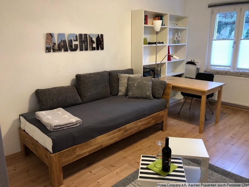 Aachen-City; Schick und modern möbl. 1 Zi-Appartm.; ruhige u. verkehrsgünst. Lage - Photo 1