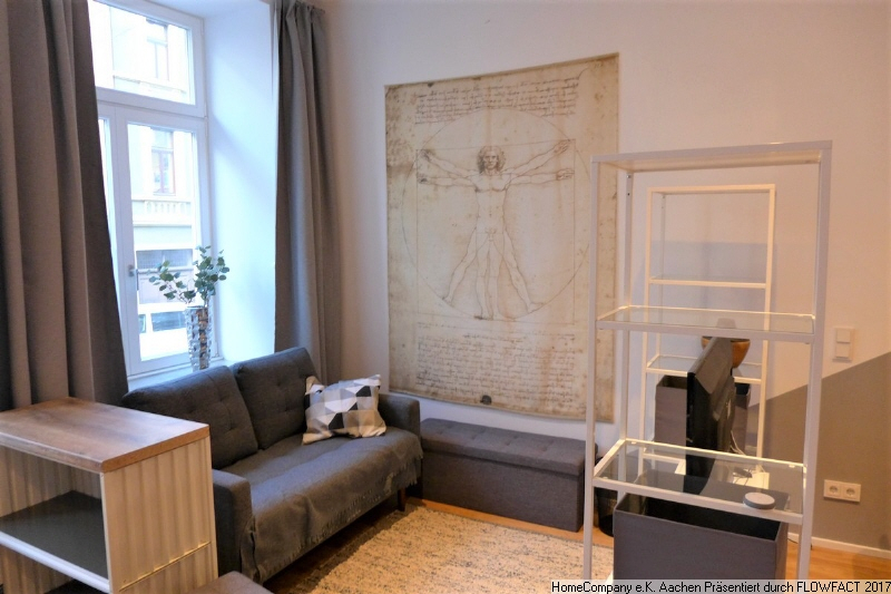 Aachen-Burtscheid: Schick möbl. 1-Zi-App. in histor. Geb., zentrumsnah - Photo 3