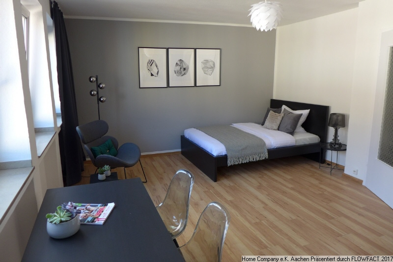 Aachen-zentrale, ruhige Lage: Modern möbl., komfortable 1 Zi-Whng., all incl. - Photo 3