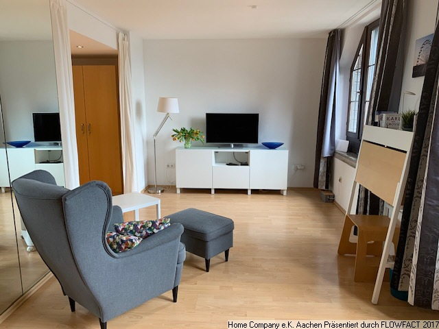 Aachen-City: Schick möbl. 1,5 Zi-Whng. mit Dachterrasse in bester Lage am Dom - Foto 1