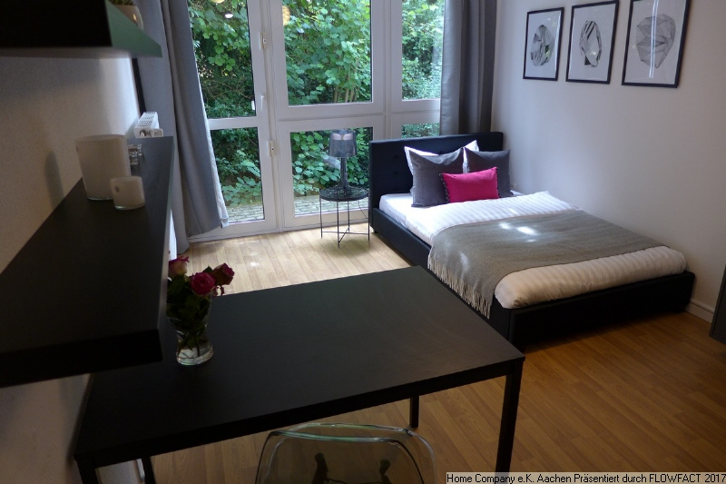 Aachen-Nähe Uni: Modern möbl., ruhiges 1-Zi-Apm. m. kl. Terrasse, all incl. - Photo 5