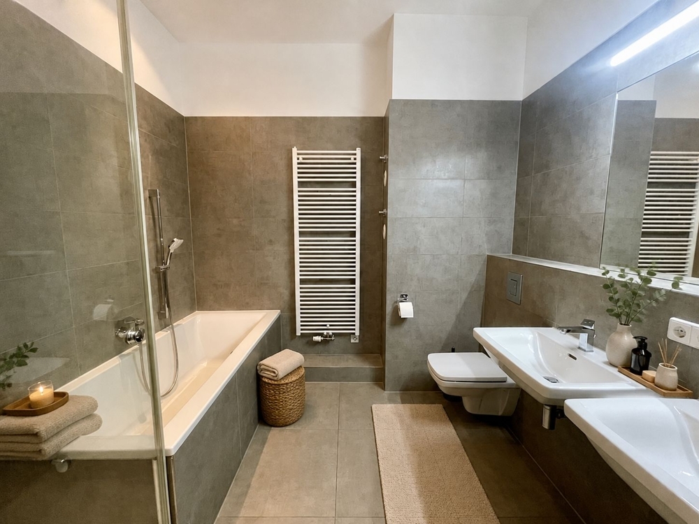 Großes Badezimmer