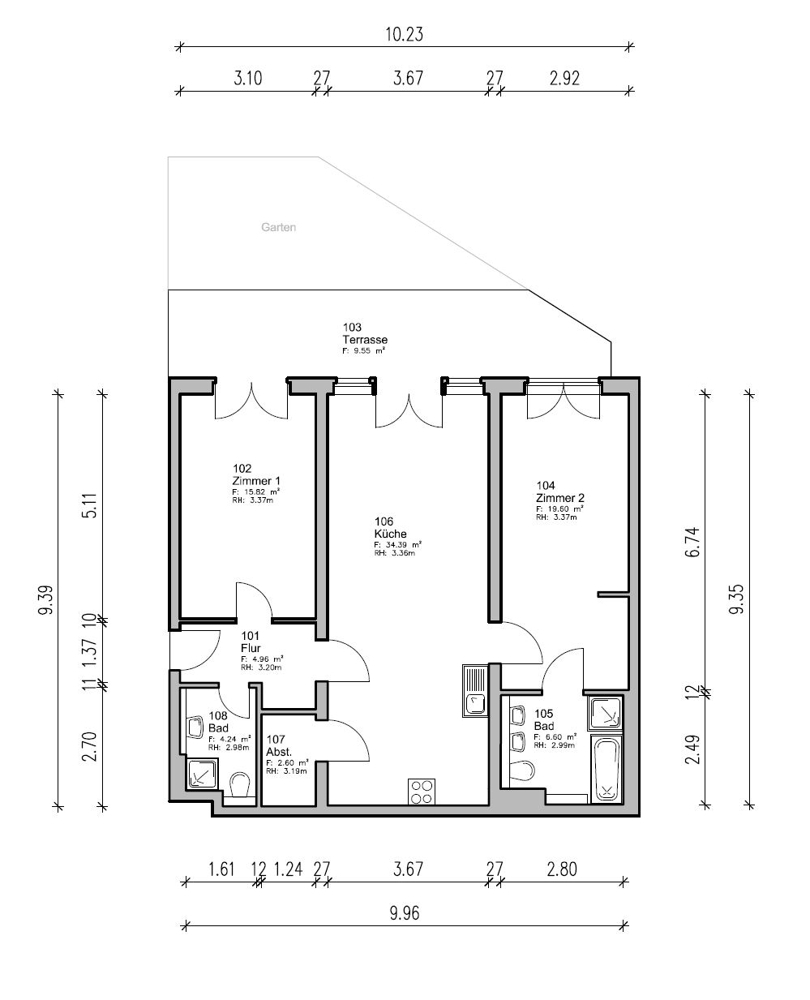 Grundriss Exposé