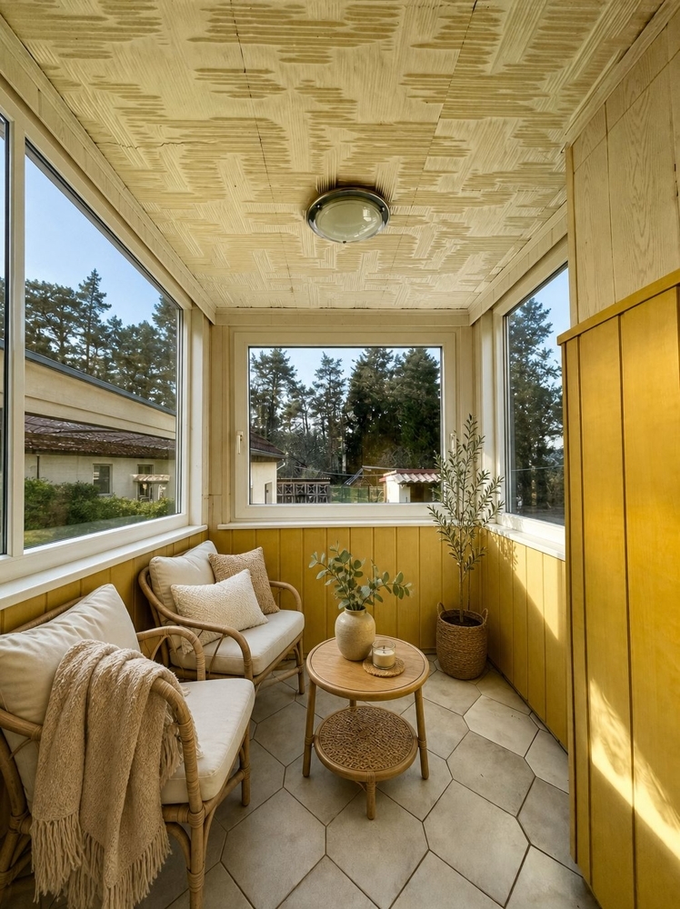 Veranda möbliert