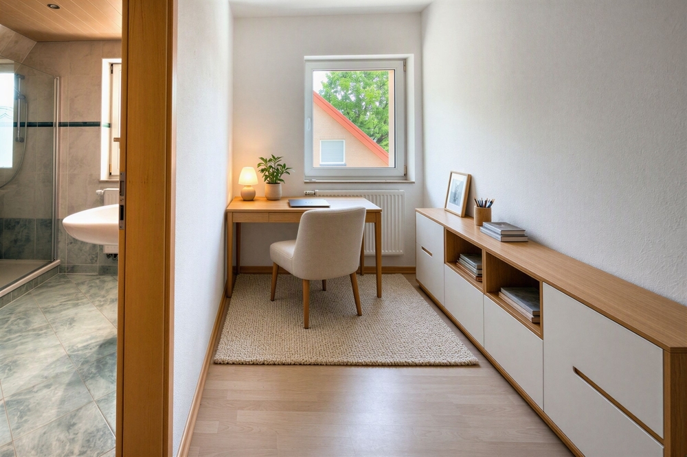 Büro möbliert