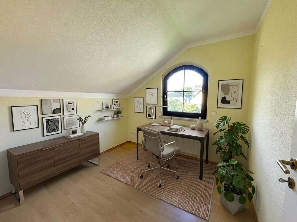 Büro möbliert