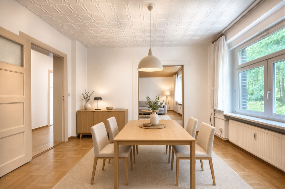 Wohnzimmer EG gestaged