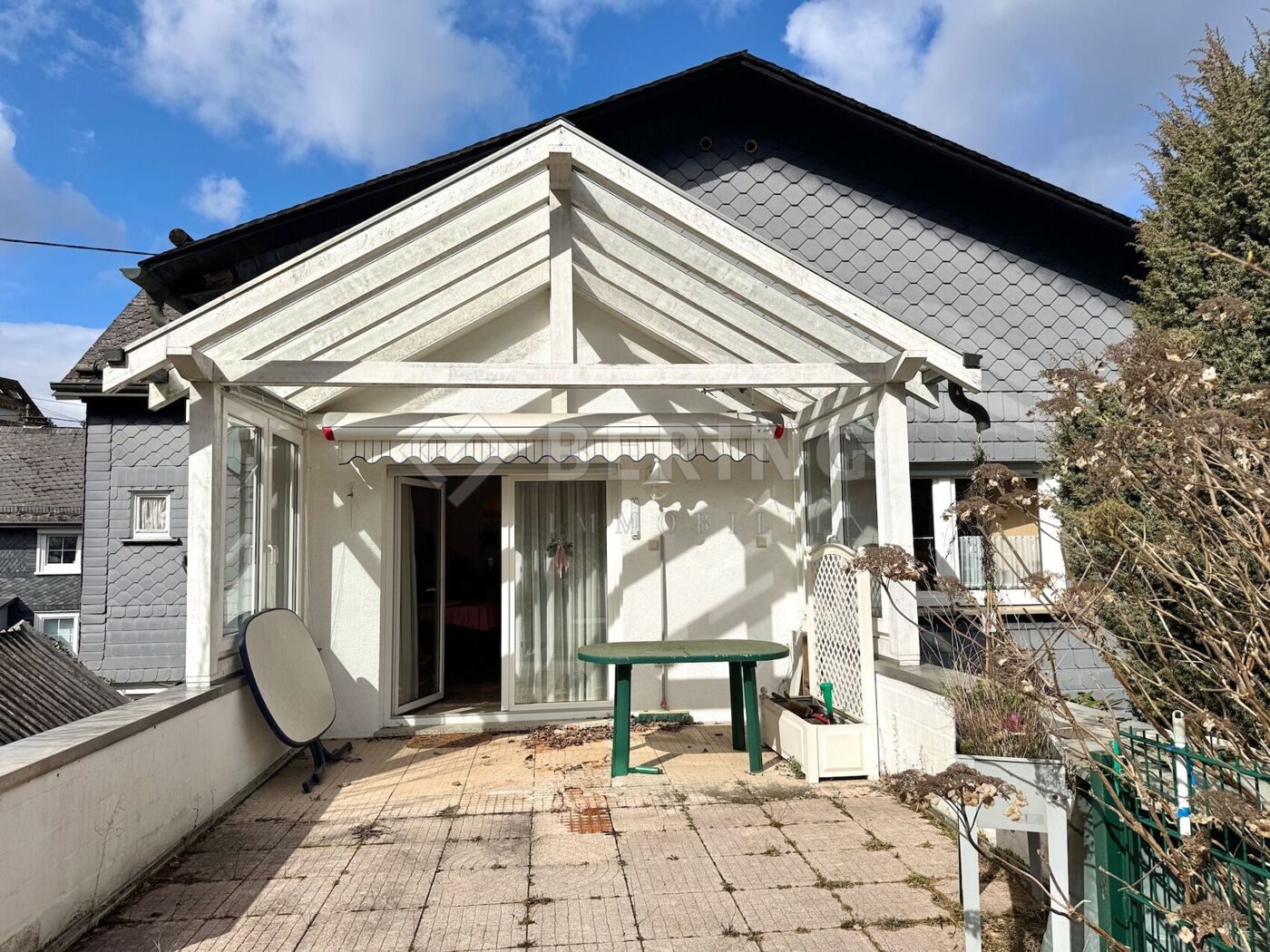 Überdachter Erholungsplatz 