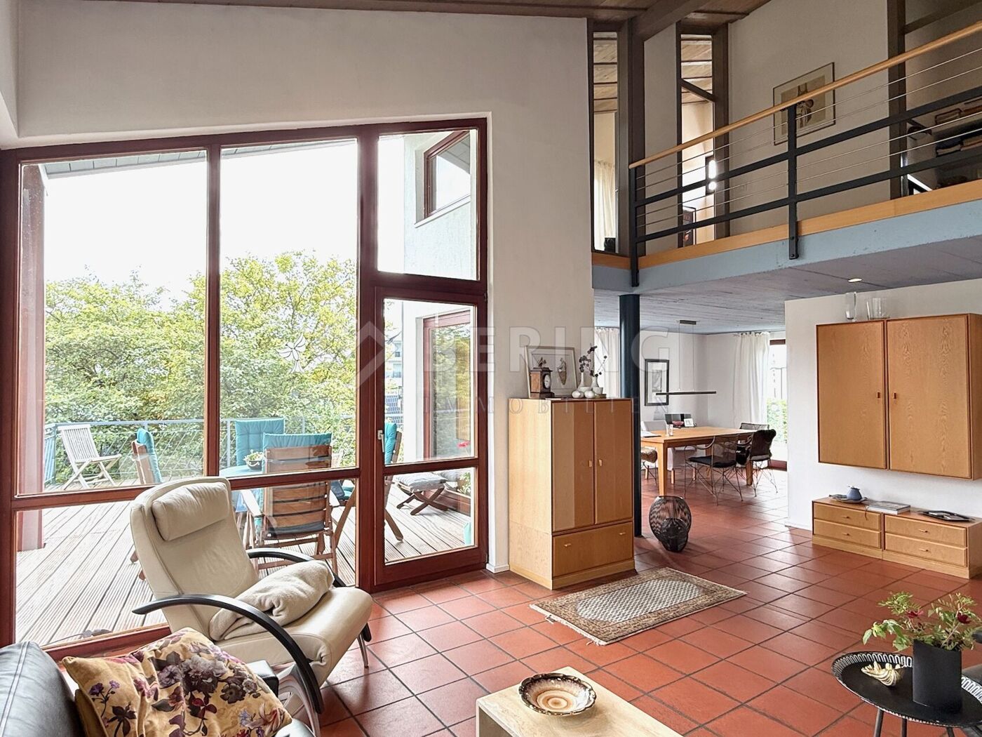 Blick in die gesamte Etage